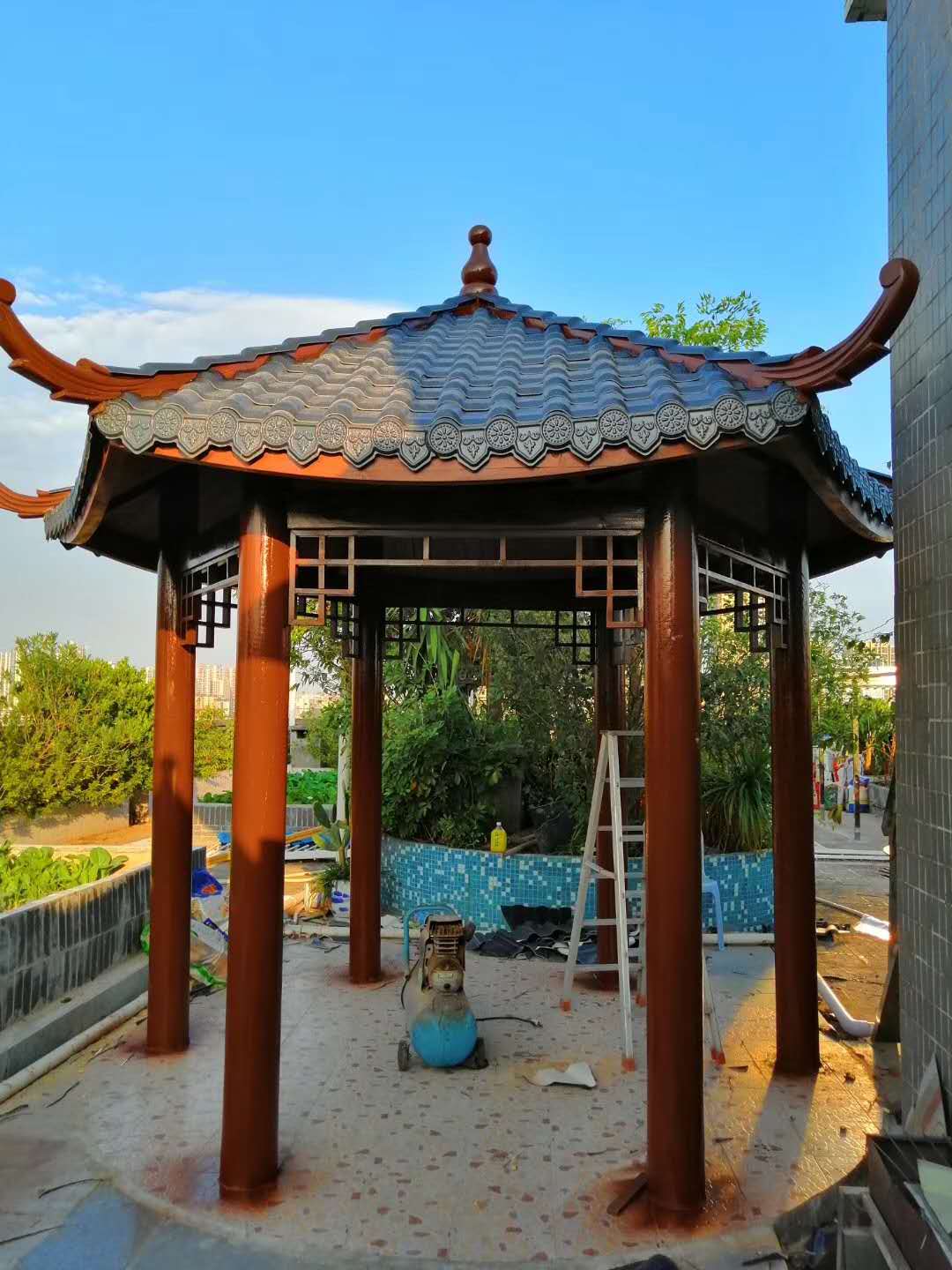 這樣的古劍木涼亭你們喜歡嗎？