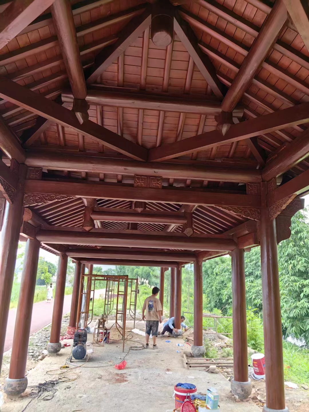 這樣的古劍木涼亭你們喜歡嗎？