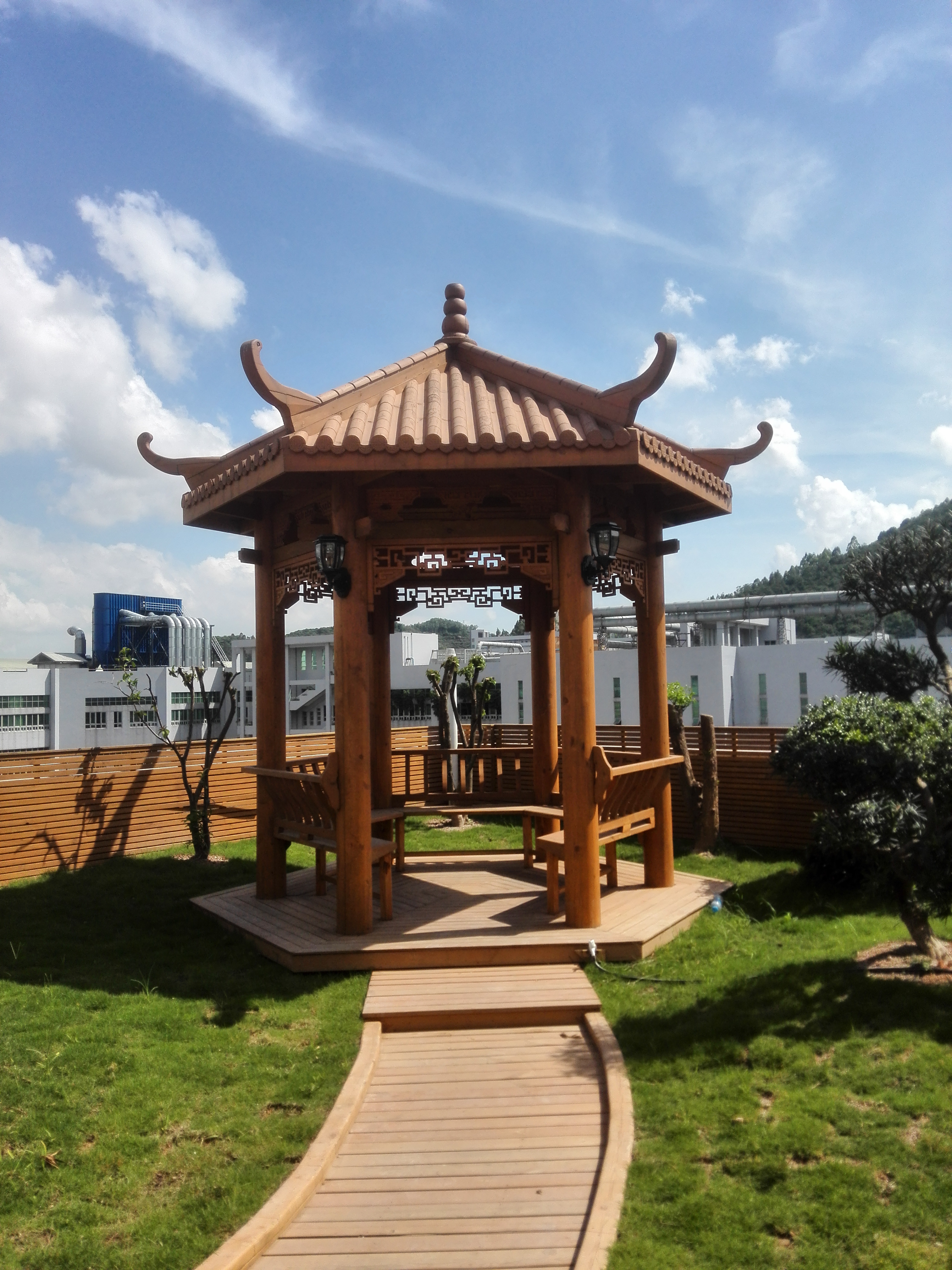 這樣的古劍木涼亭你們喜歡嗎？